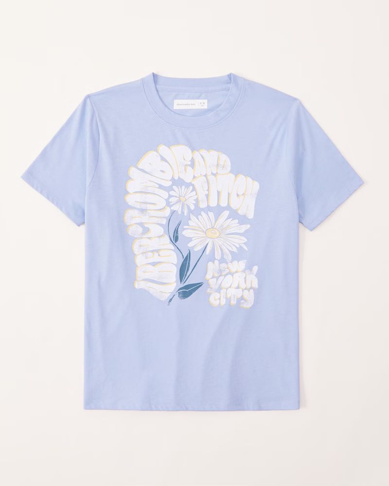 oversized graphic logo tee | Abercrombie & Fitch (US)