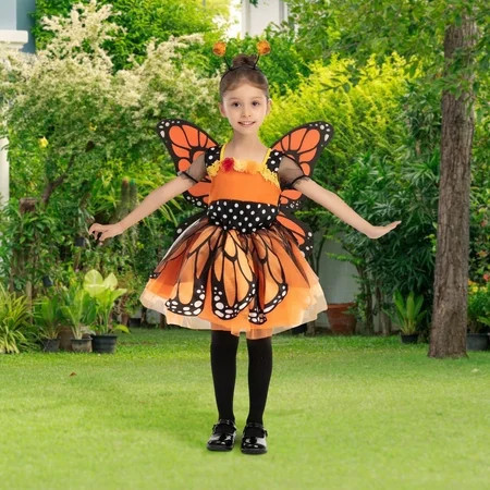 SYNCFUN Butterfly Costume for Kids Girls, Halloween Fairy Princess Costume for Toddler Child | Walmart (US)