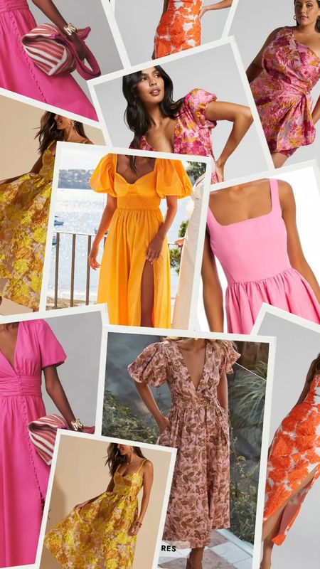 Bright and colorful spring dresses for any occasion. Weddings, parties, Kentucky derby and spring celebrations. 

#LTKSeasonal