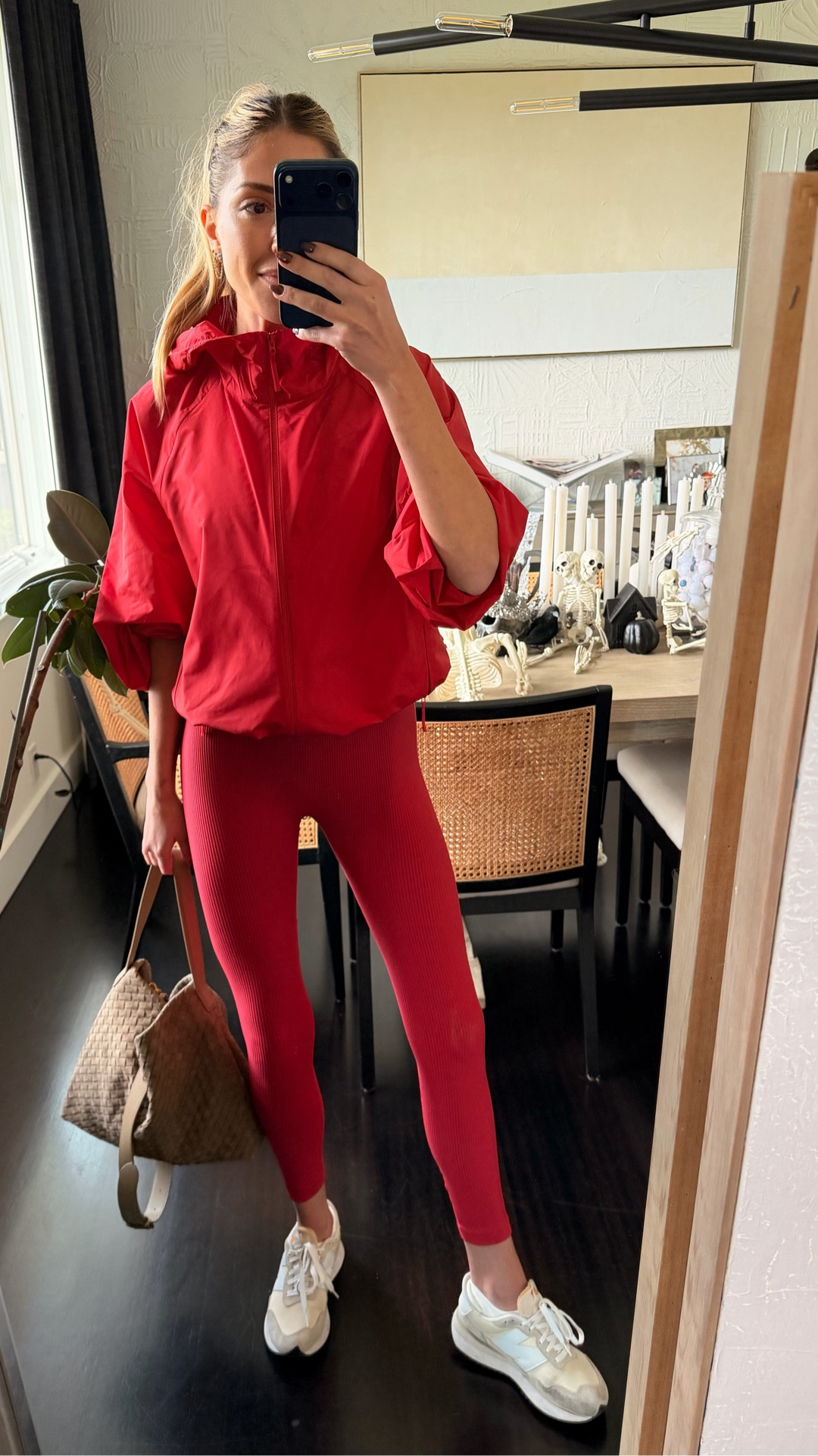 Red workout set from Amazon. 

Errands. School drop off. Run around clothes. 

#LTKFindsUnder50 #LTKSaleAlert #LTKActive