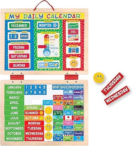Melissa & Doug My First Daily Magnetic Calendar | Amazon (US)