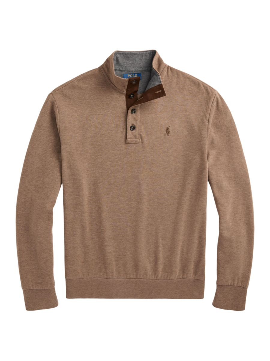 BEST SELLERPolo Ralph LaurenJersey Herringbone Sweater | Saks Fifth Avenue