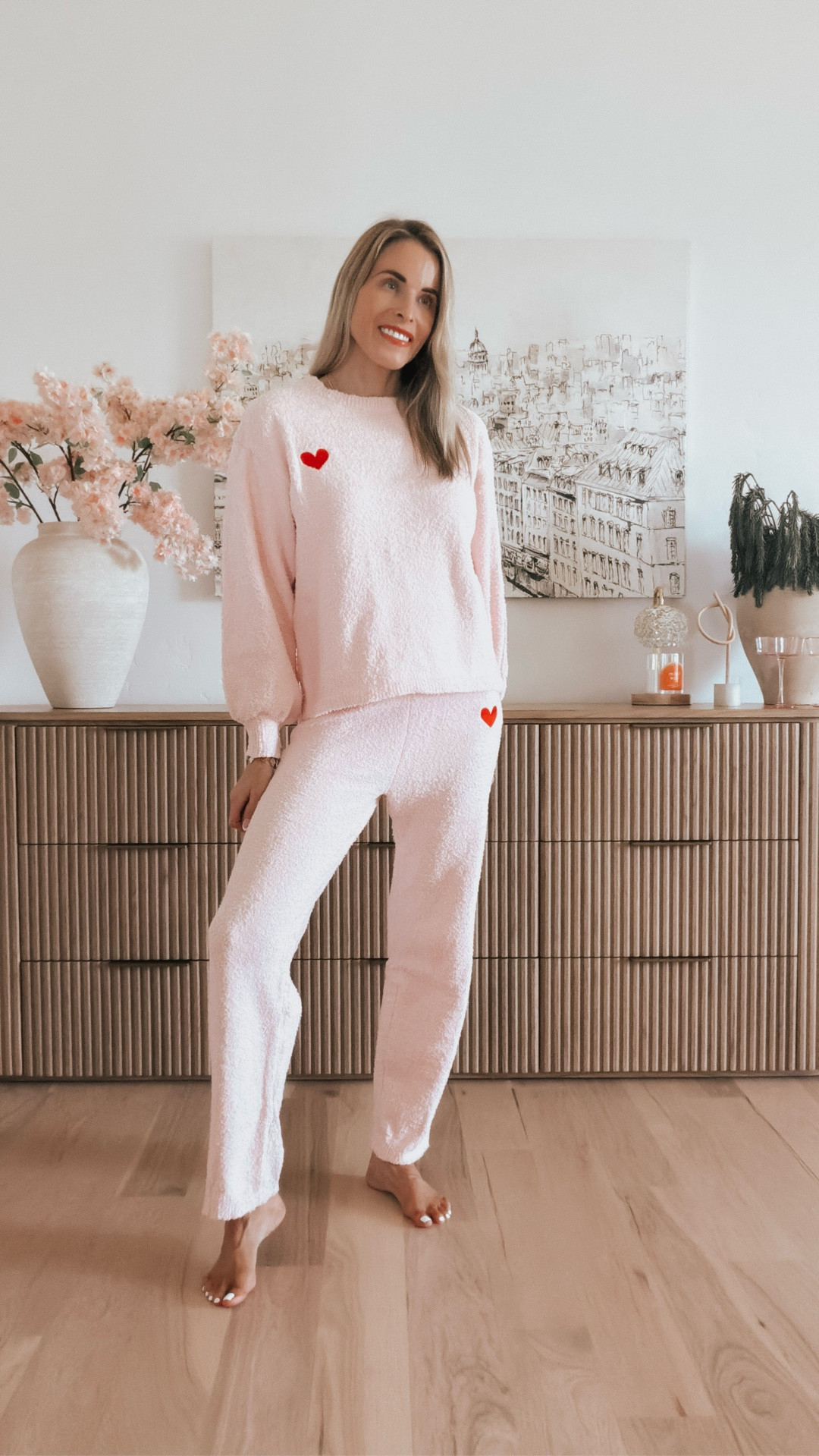 Stay cozy in these adorable heart-embroidered pajamas. Perfect for a relaxing night in or after a fun night out!

#LTKBeauty #LTKValentine #LTKootd