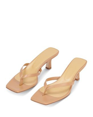 Women's Wilma Square Toe Mid Heel Sandals | Bloomingdale's (US)
