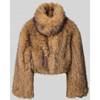ROTATE Cropped Jacke aus Kunstfell in Hellbraun, Größe XS/S | Peek & Cloppenburg* Düsseldorf DE