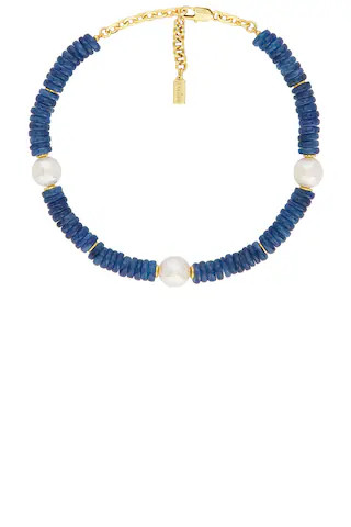 VALERE Kyanite Necklace in Kyanite And Pearls | FWRD | FWRD 