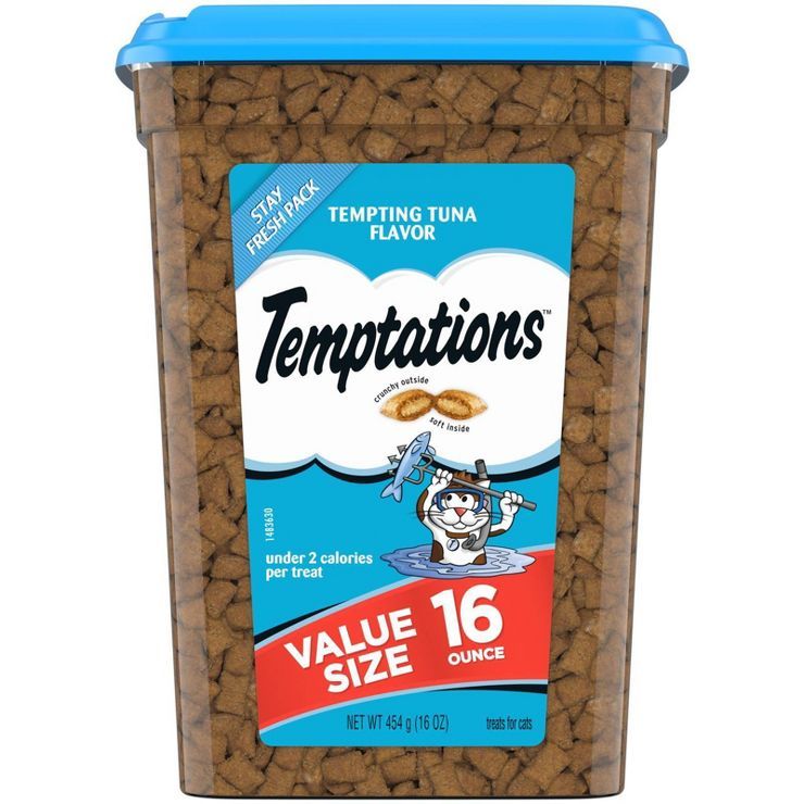 Temptations Tempting Tuna Flavor Crunchy Cat Treats | Target