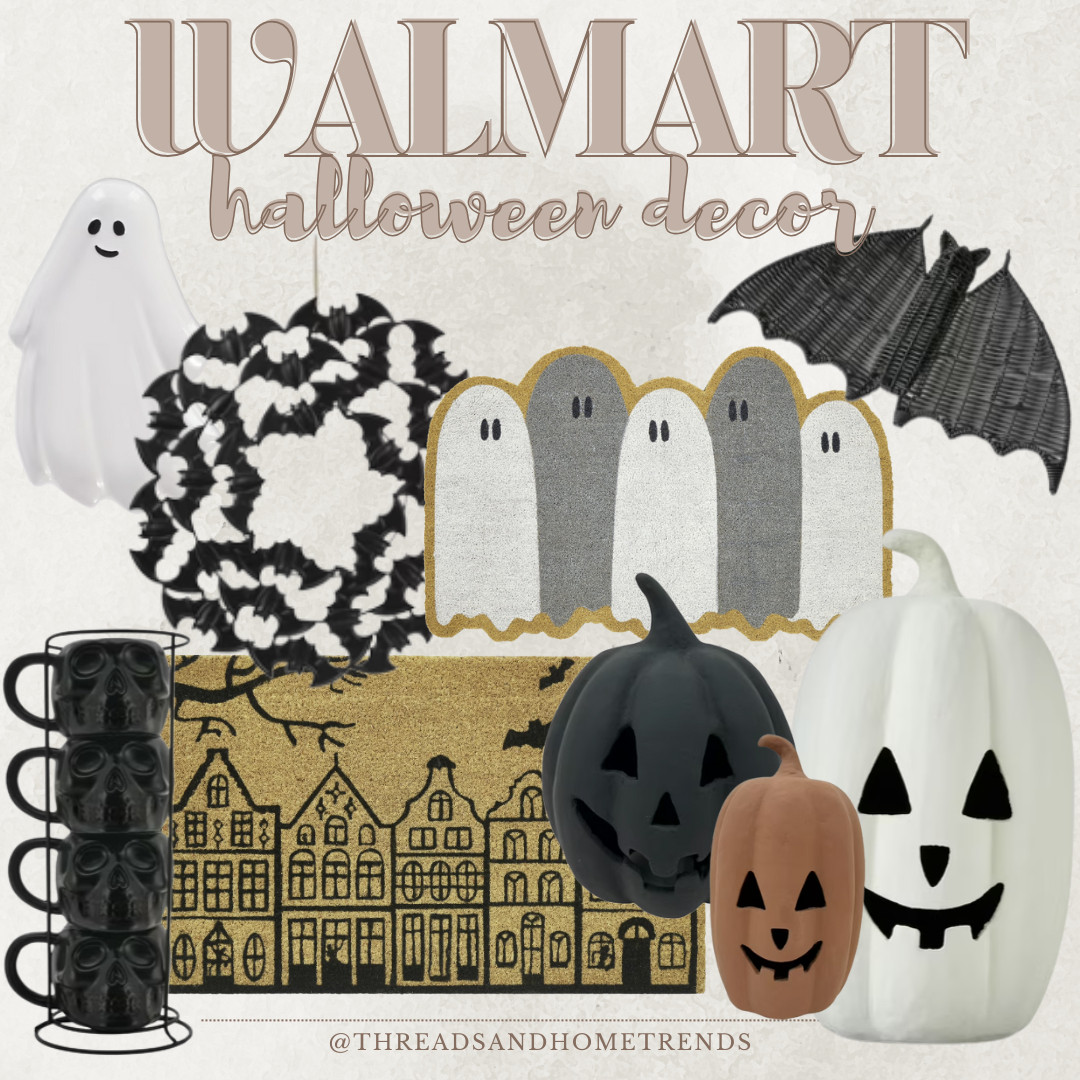 Walmart Spooky season but make it cozy 👻✨ Loving all the neutral Halloween decor finds at Walmart this year! warm tones, soft textures, and festive touches without the neon overload. The perfect way to bring a little fall magic into your home while keeping it calm + inviting 🍂🕯️ 

#LTKFindsUnder50 #LTKSeasonal #LTKHome