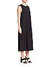 Adam Lippes - Sleeveless Crepe Midi Dress | Saks Fifth Avenue