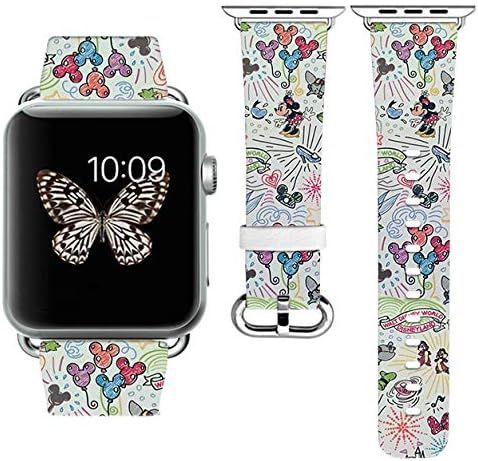 Replacement Band Strap Compatible with Apple Watch iWatch with adapters 42-44mm or 38-40mm iWatch... | Amazon (US)
