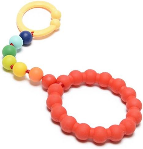 Amazon.com: Chewbeads - Gramercy Baby Teething Toy - Clip on Teether, Stroller & Carseat Toy - Ba... | Amazon (US)