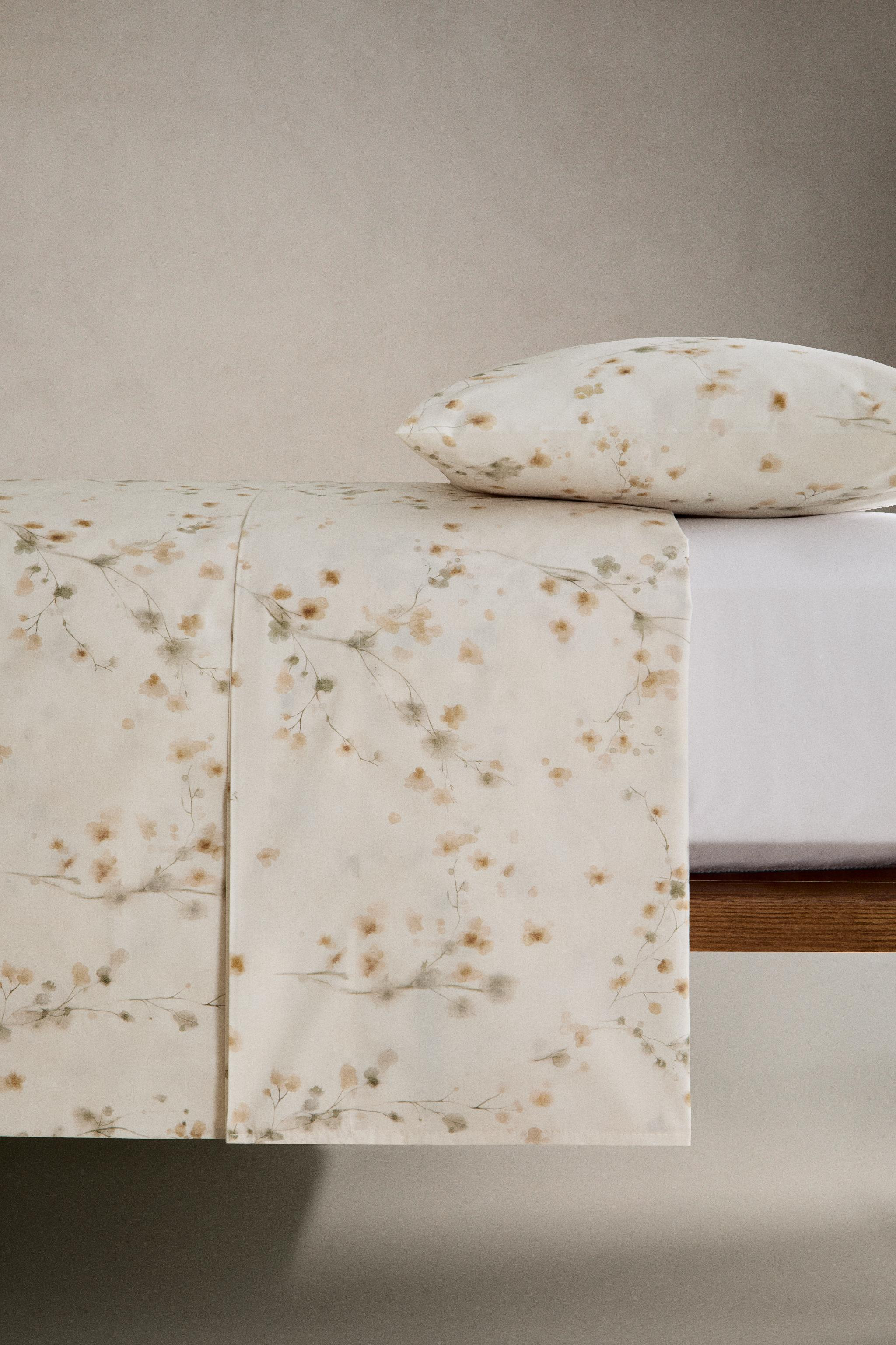 FLORAL PRINT DUVET COVER | Zara US