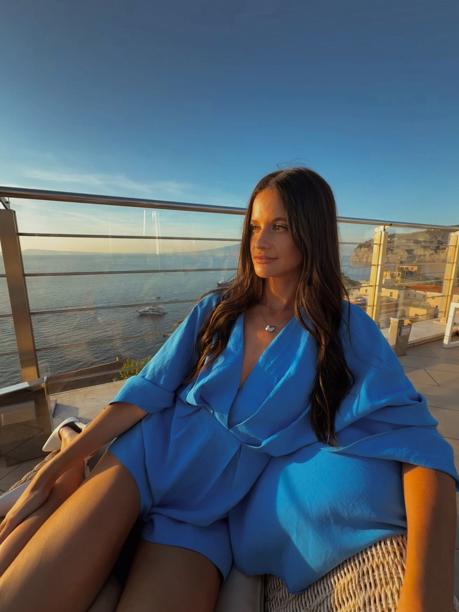 Honeymoon | vacation | romper | plunge neck | blue | date night | going out | weekend | summer outfit | wedding guest | resort wear | travel | dress 

#LTKTravel #LTKWedding #LTKFindsUnder100