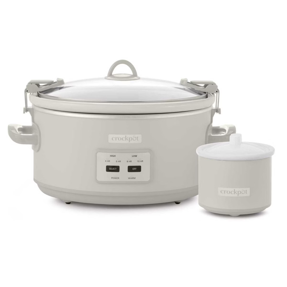 Crock-Pot Designer Series 7qt Slow Cooker with Bonus Little Dipper Mushroom: 4 Settings, Stonewar... | Target