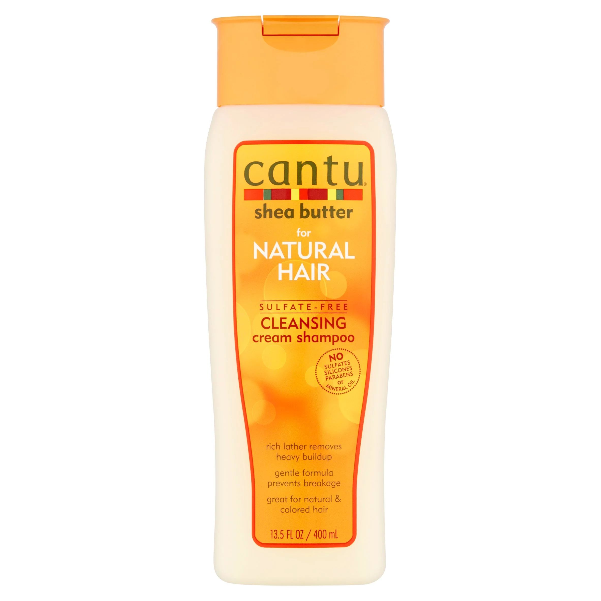 Cantu Shea Butter for Natural Hair Sulfate-Free Cleansing Cream Shampoo, 13.5 oz | Walmart (US)