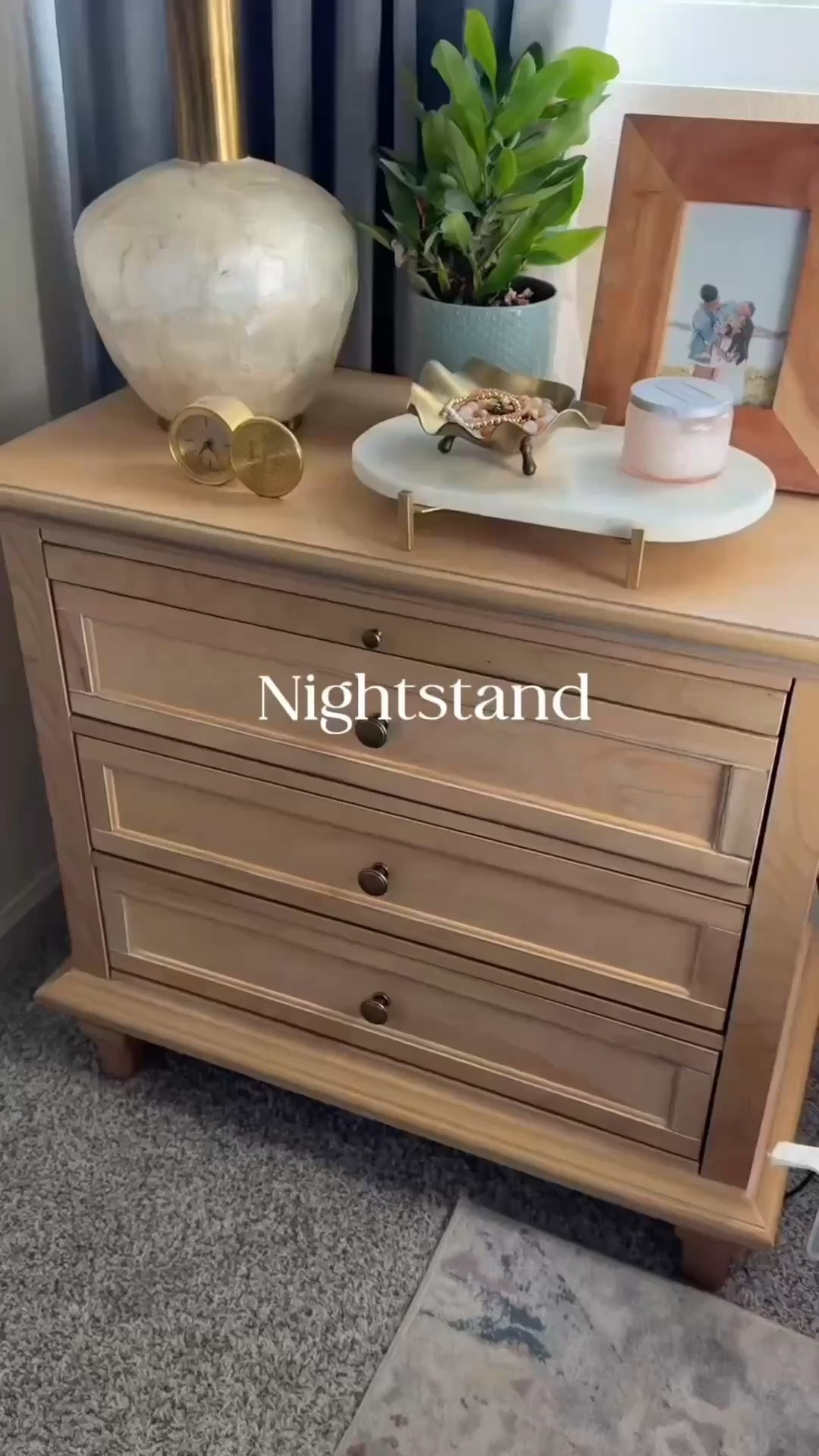 Night stands with built in outlets, a pull out tray, and organizers in the top drawer 🙌🏽

#LTKHome