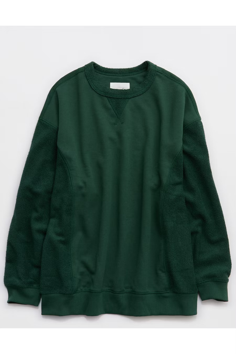 Aerie TrÃ¨s Chic Chenille Sweatshirt Women's Rugged Green XXS | American Eagle Outfitters (US & CA)