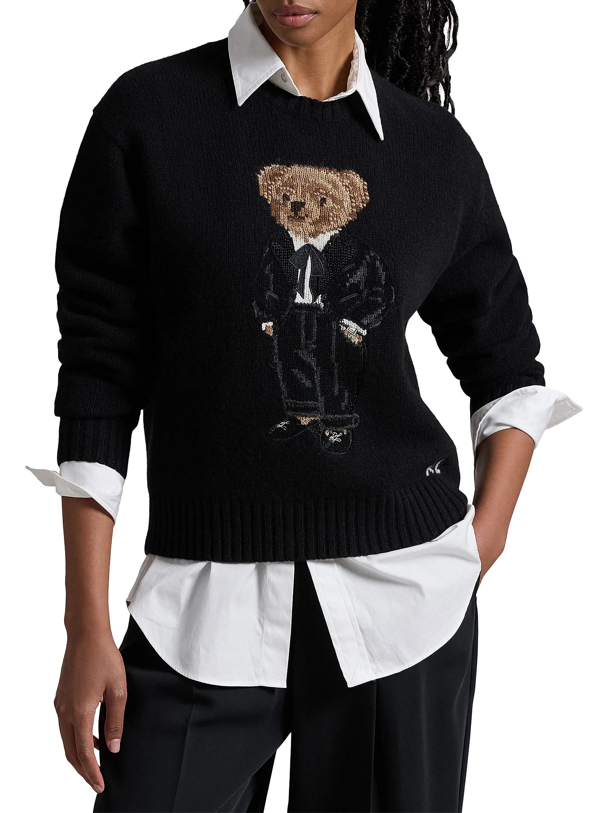 Polo Bear Wool-Blend Sweater | Saks Fifth Avenue