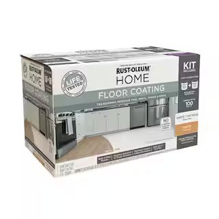 Rust-Oleum Home 1 qt. Ultra White Interior Floor Base Matte Clear Coating Kit 360098 | The Home Depot