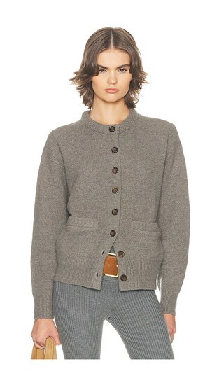Denali Cardigan in Dark Marled Taupe | Revolve Clothing (Global)