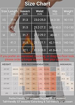 YEOREO Workout Leggings Womens No Front Seam Straight Leggings 29"/ 31.5"/ 33"/ 35" High Waist Bu... | Amazon (US)