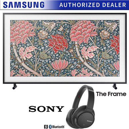 Samsung QN65LS03RA The Frame 3.0 65-inch LS03R QLED Smart 4K UHD TV (2019) Bundle with Sony WHCH700N | Walmart (US)