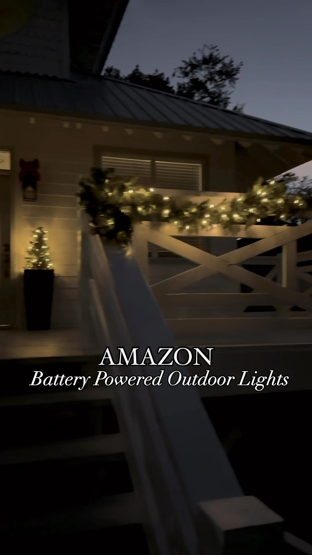 Outdoor battery powered Christmas lights 







Amazon find 
Amazon must have 
Christmas decor 
Front porch decor 

#LTKHome #LTKSeasonal #LTKHoliday