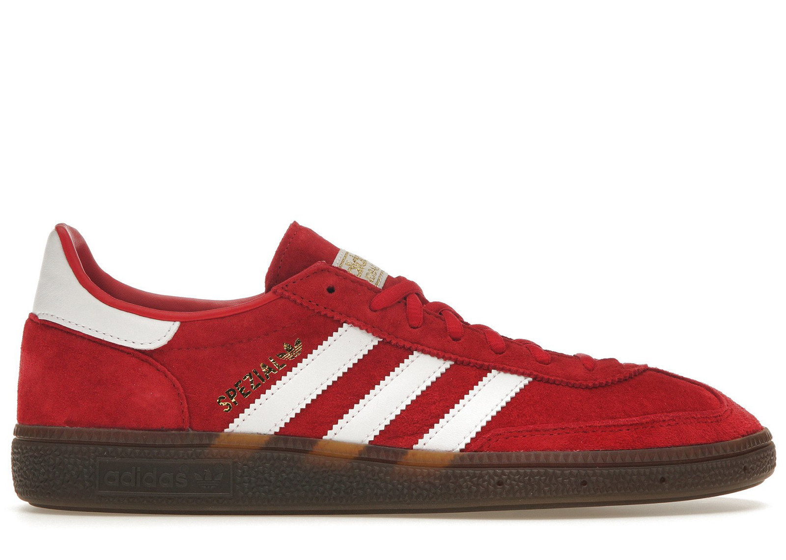 Men's Adidas Handball Spezial Sneakers in Scarelet Red/Cloud White/Gum | StockX