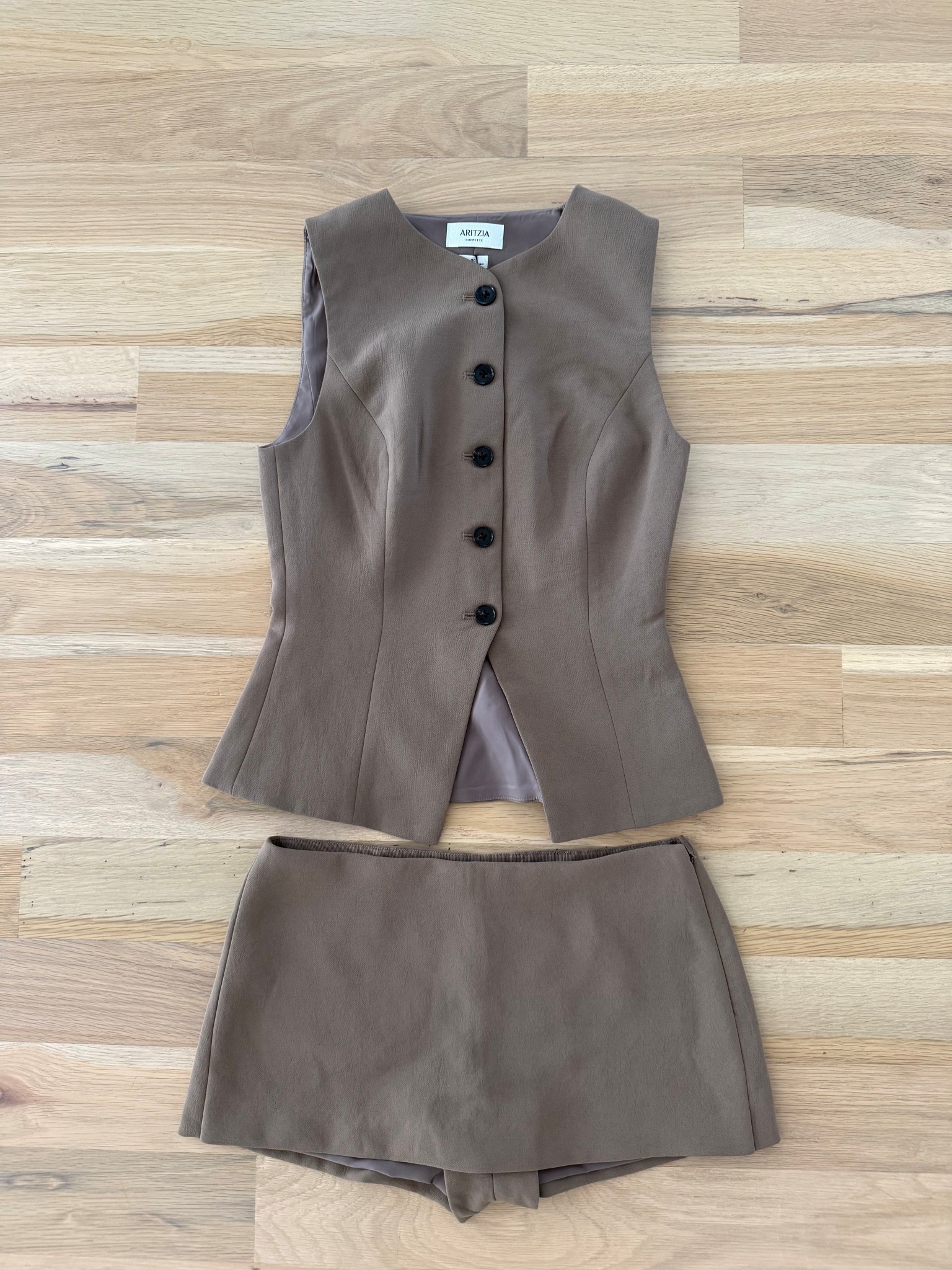 A cute matching skort and vest set size 2xs  for spring 
Vacation outfit idea, spring outfit idea 

#LTKPetite #LTKSaleAlert