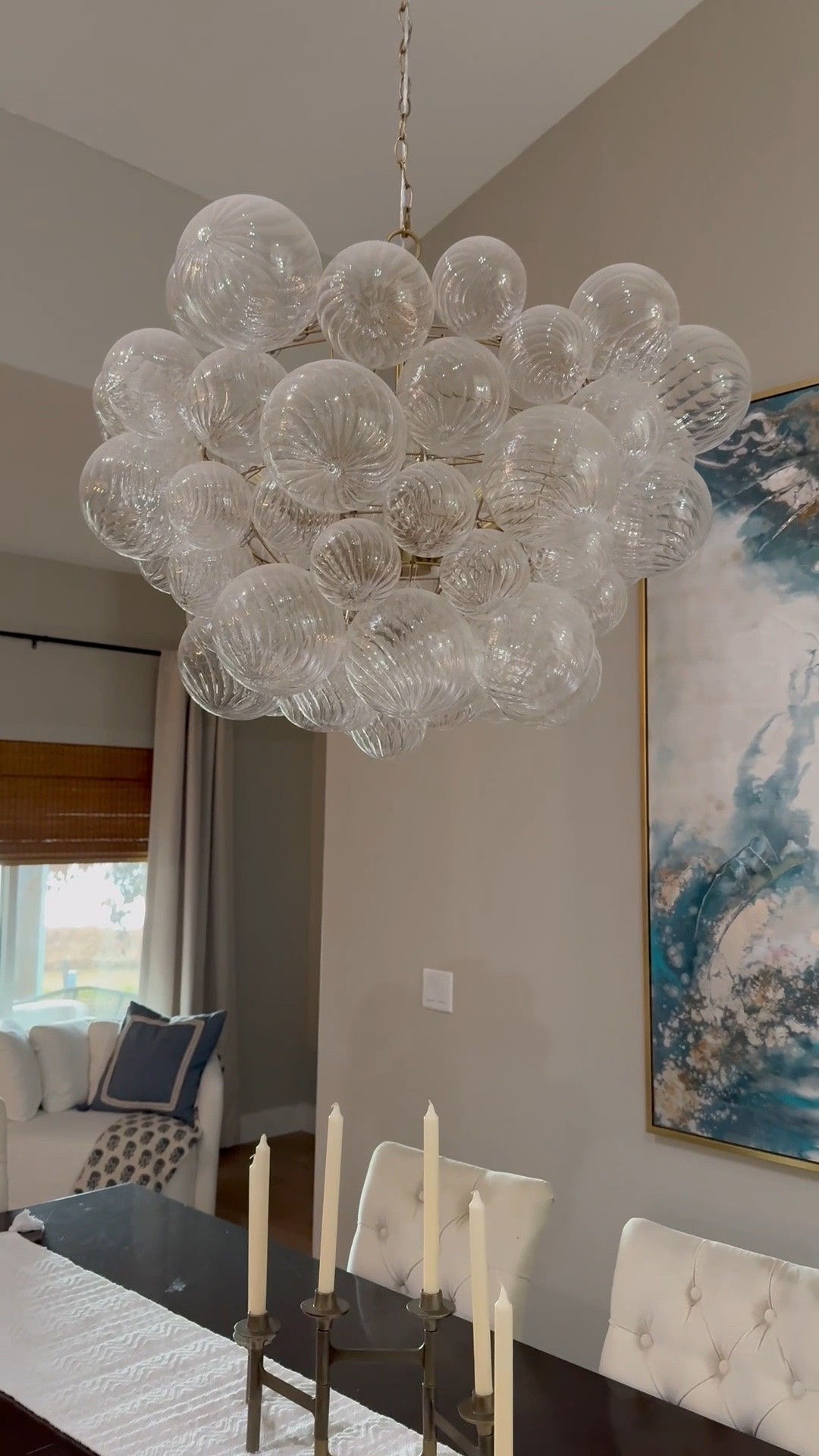 Love my bubble chandelier! Glass globe chandelier, home decor

#LTKHome #LTKdayinmylife #LTKSeasonal