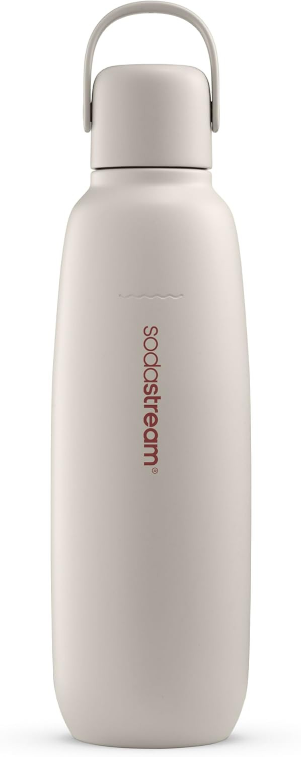 sodastream - Fizz & Go Cool Bottle | Stainless Steel Carbonating Water Bottle | Keeps Drinks Cold... | Amazon (US)