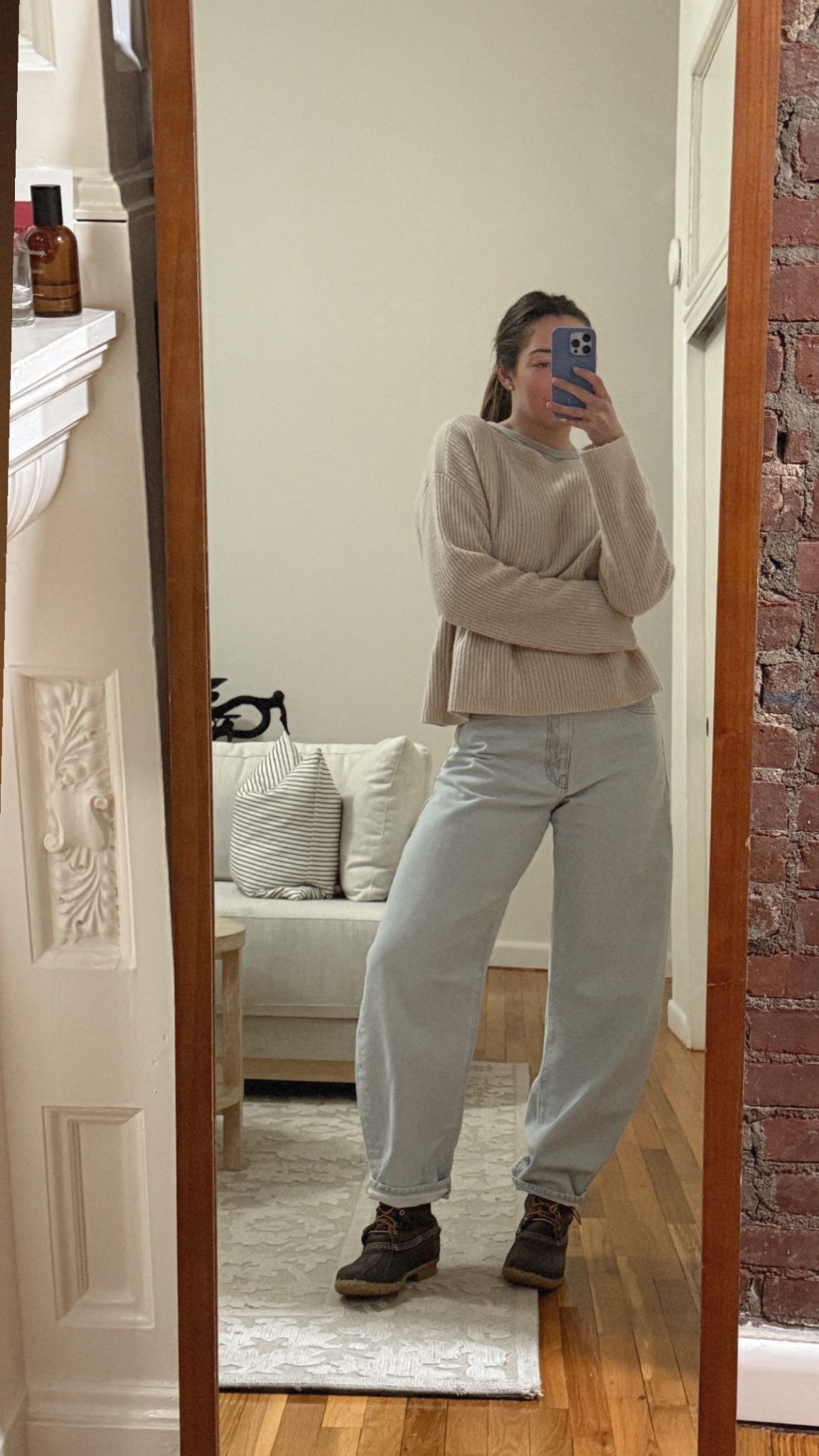 Cold and rainy spring calls for Jenni k 