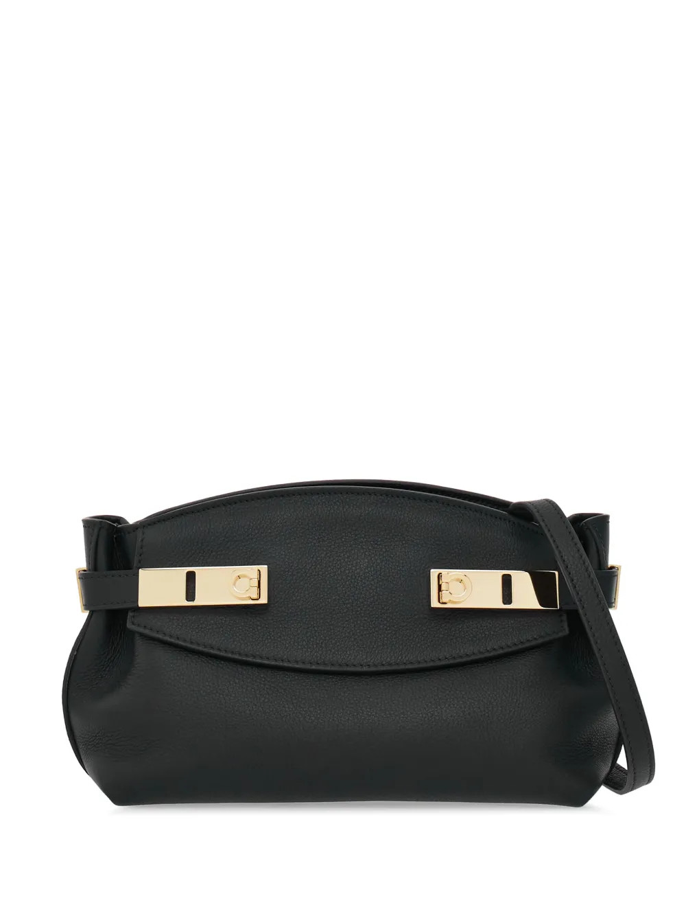 Ferragamo Small Hug Leather Crossbody Bag - Farfetch | Farfetch Global