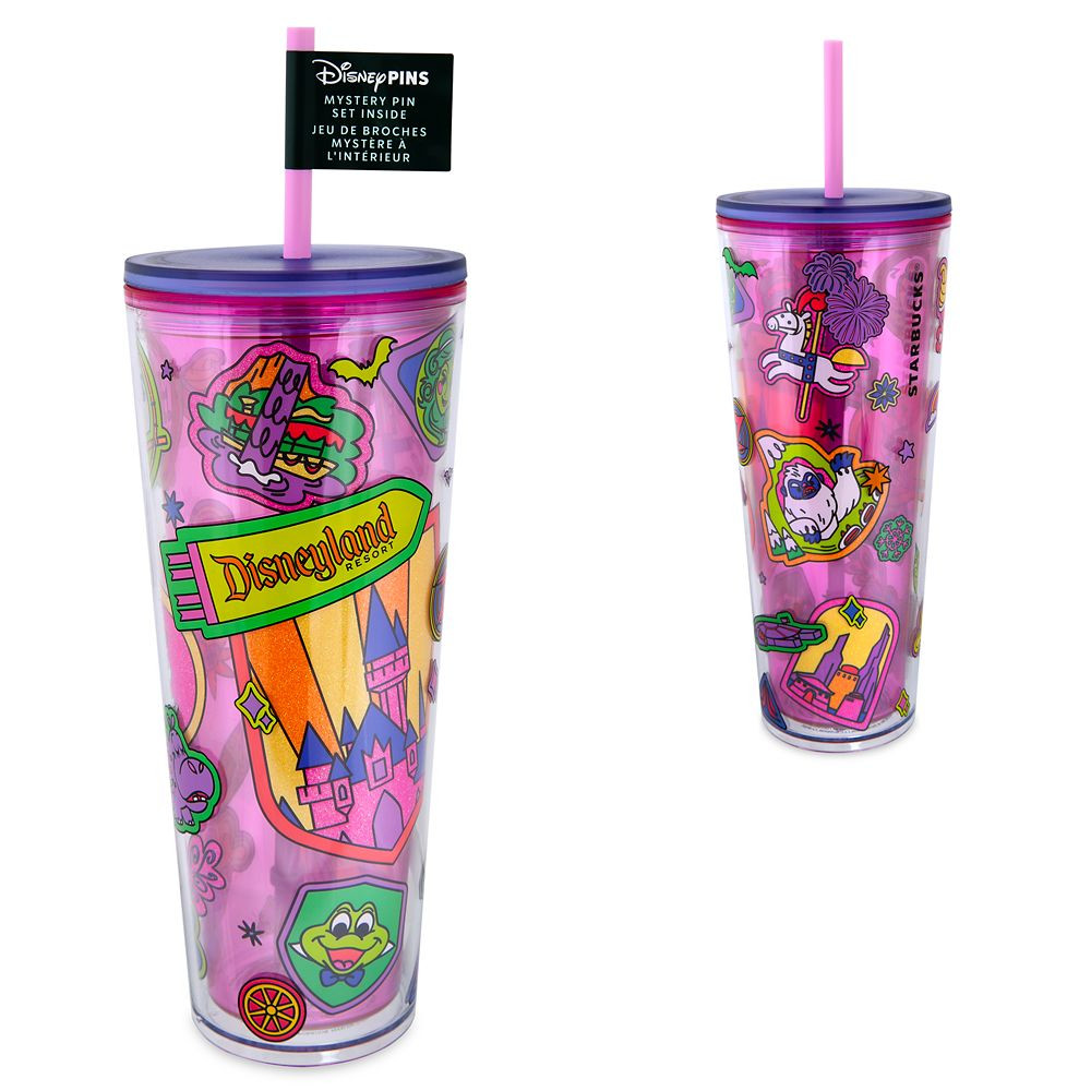 Disneyland Starbucks® Travel Tumbler with Mystery Pin Blind Pack – 2-Pc. | Disney Store