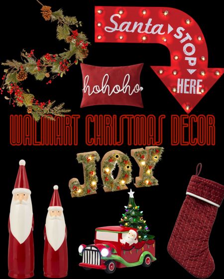 So many options for RED Christmas Decor from Walmart. Santa, stockings, red decorations, Christmas decorations

#LTKSeasonal #LTKHoliday #LTKhome