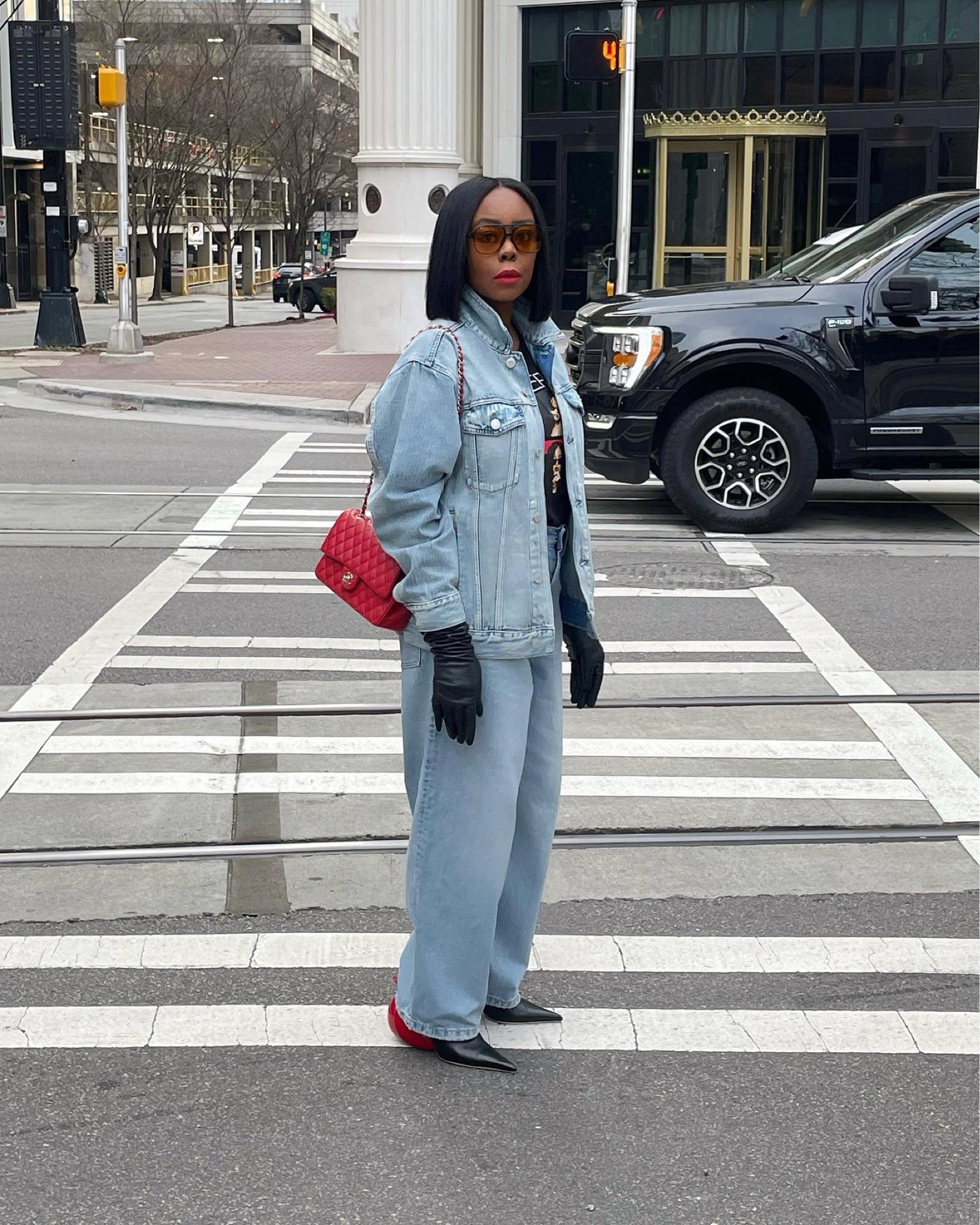 Sizing: Jacket (S) ; Jeans (32x32) 
If you do not prefer an oversized fit, size down or reference womenswear related finds

Shirt found at local store-check in store options or reference related find 

Gloves (related find) and Eyewear ( exact) within Amazon Storefront 

#LTKstyletip #LTKSeasonal #LTKshoecrush