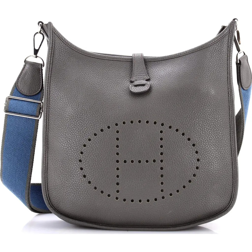 Pre-Owned Hermes Evelyne Bag Gen III Clemence PM in Vert De Gris at Nordstrom, Size Small | Nordstrom