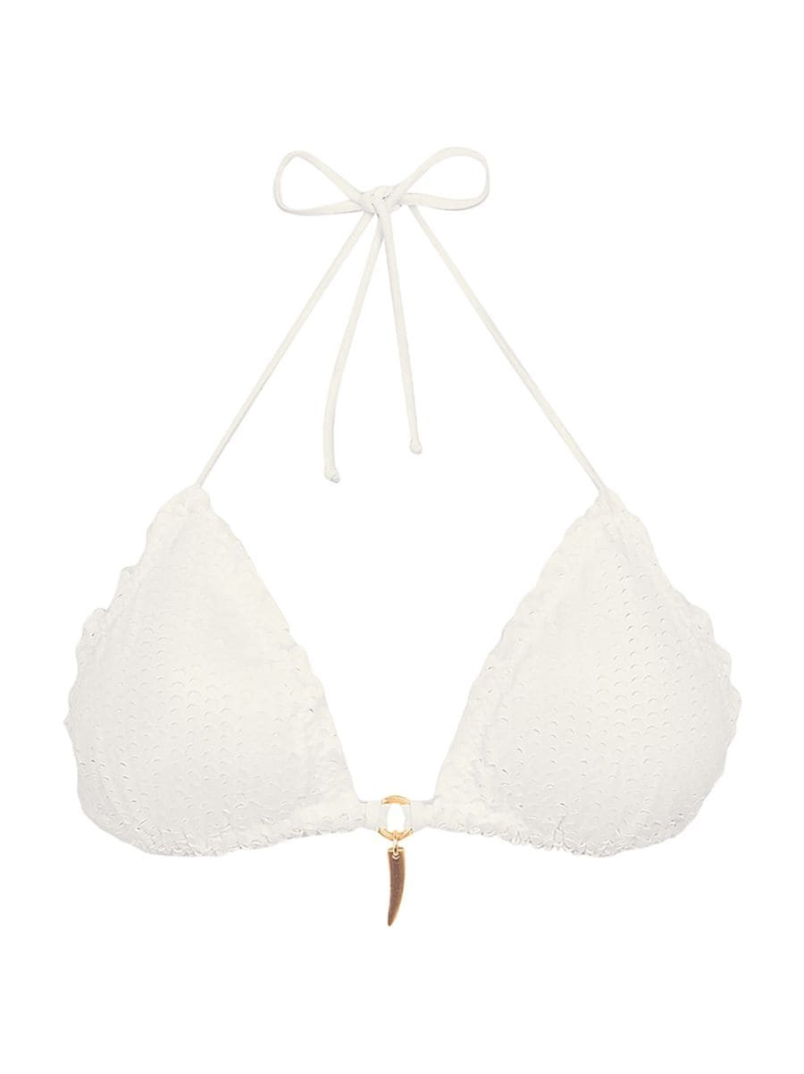 Diara Scales Bikini Set | White Bikini Set | White Swimsuit | White Bathing Suit | Swim 2024 | Saks Fifth Avenue