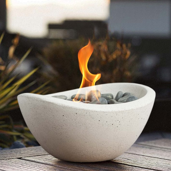 TerraFlame Wave Tabletop Fire Bowl | Williams-Sonoma