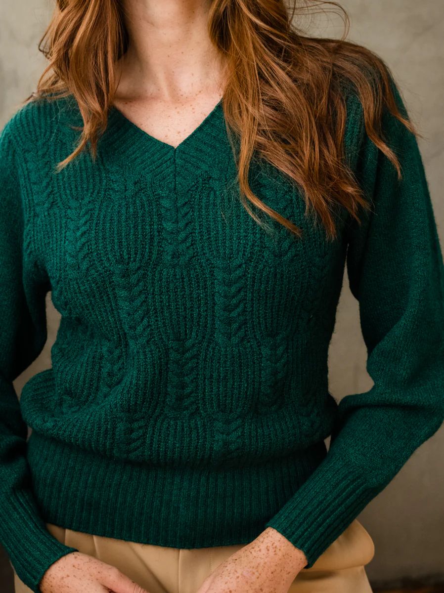 Lindsey Cable Pullover Sweater | ABLE Clothing