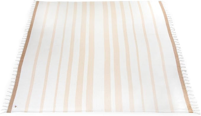 BEACH STATE Oceanside Beach Blanket, 66" x 80", 100% Cotton Premium Picnic Blanket, Oversized Bea... | Amazon (US)