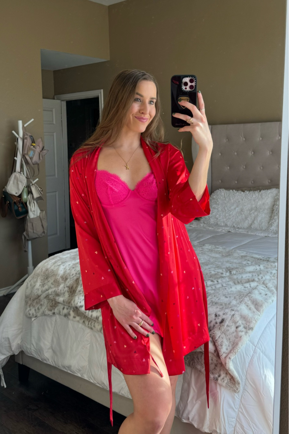 Valentine’s Day. Valentine’s Day looks. Valentine’s Day pjs. Valentine’s Day pajamas. Valentine’s Day Target. Valentine’s Day robe. Red robe. Pink gown.

#LTKSeasonal