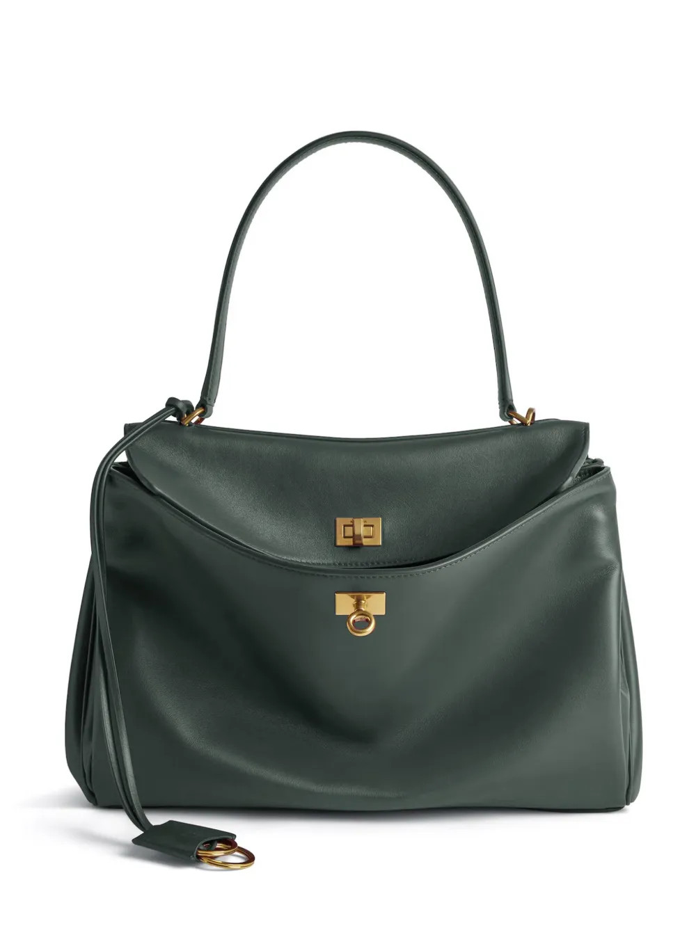 Balenciaga Medium Rodeo Shoulder Bag | Green | FARFETCH | Farfetch Global