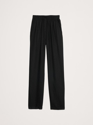 Linen Pull-On Ankle Pant | Banana Republic (US)
