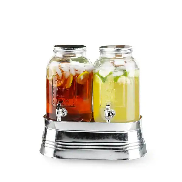 Classic Farmhouse Set/2 Beverage Dispensers 1Gal Each - Bed Bath & Beyond - 34036037 | Bed Bath & Beyond