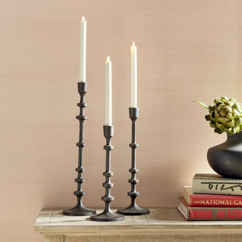 Lambright 19.5'' H Aluminum Tabletop Candlestick | Wayfair North America