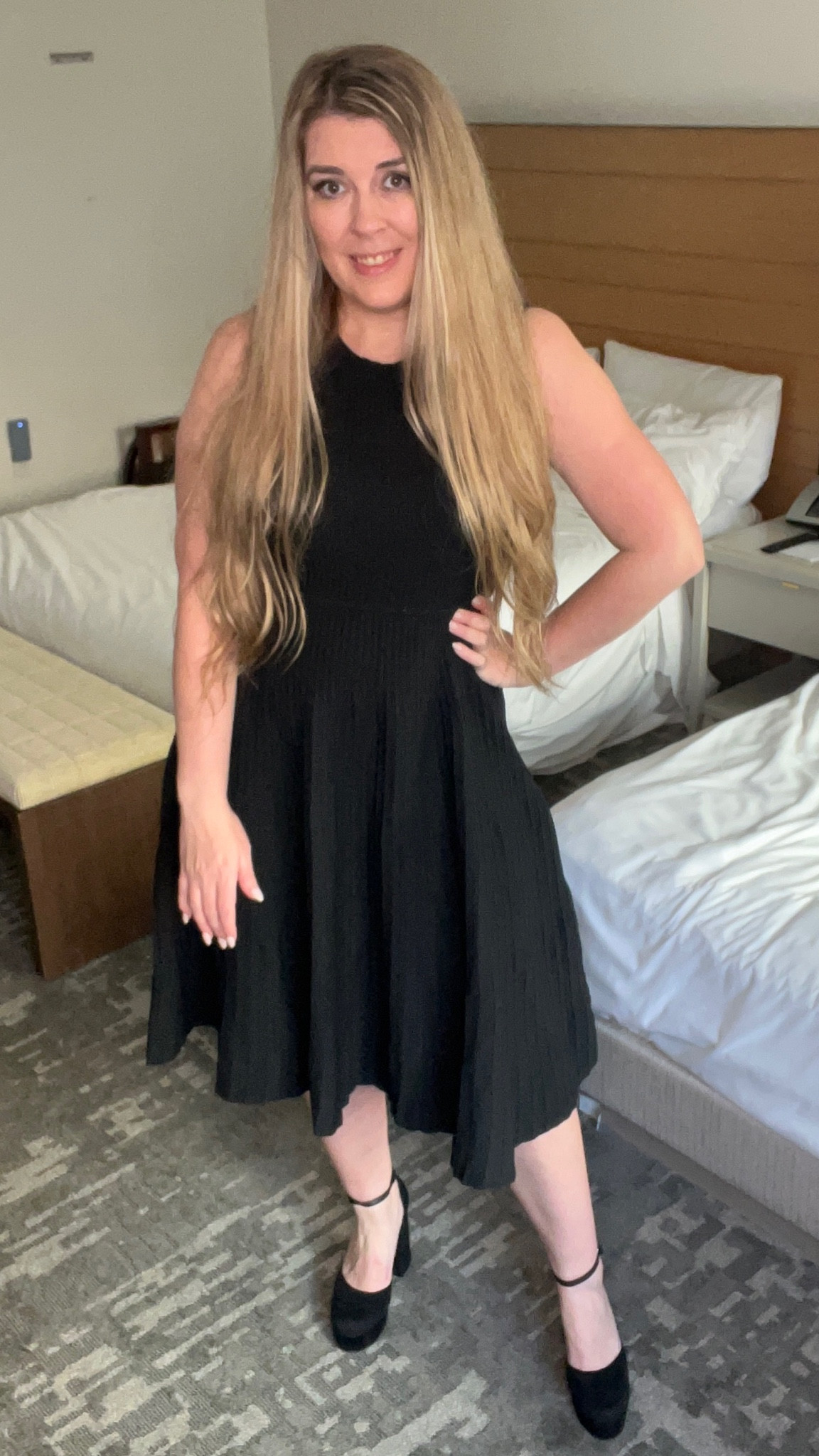 This @Walmart Scoop dress is Stunning!! The sweater material is beautifully structured yet has amazing movement. Runs true to size. 

#LTKover40
#LTKmidsize
#LTKplussize
#LTKworkwear

#LTKstyletip #LTKSeasonal #LTKfindsunder50