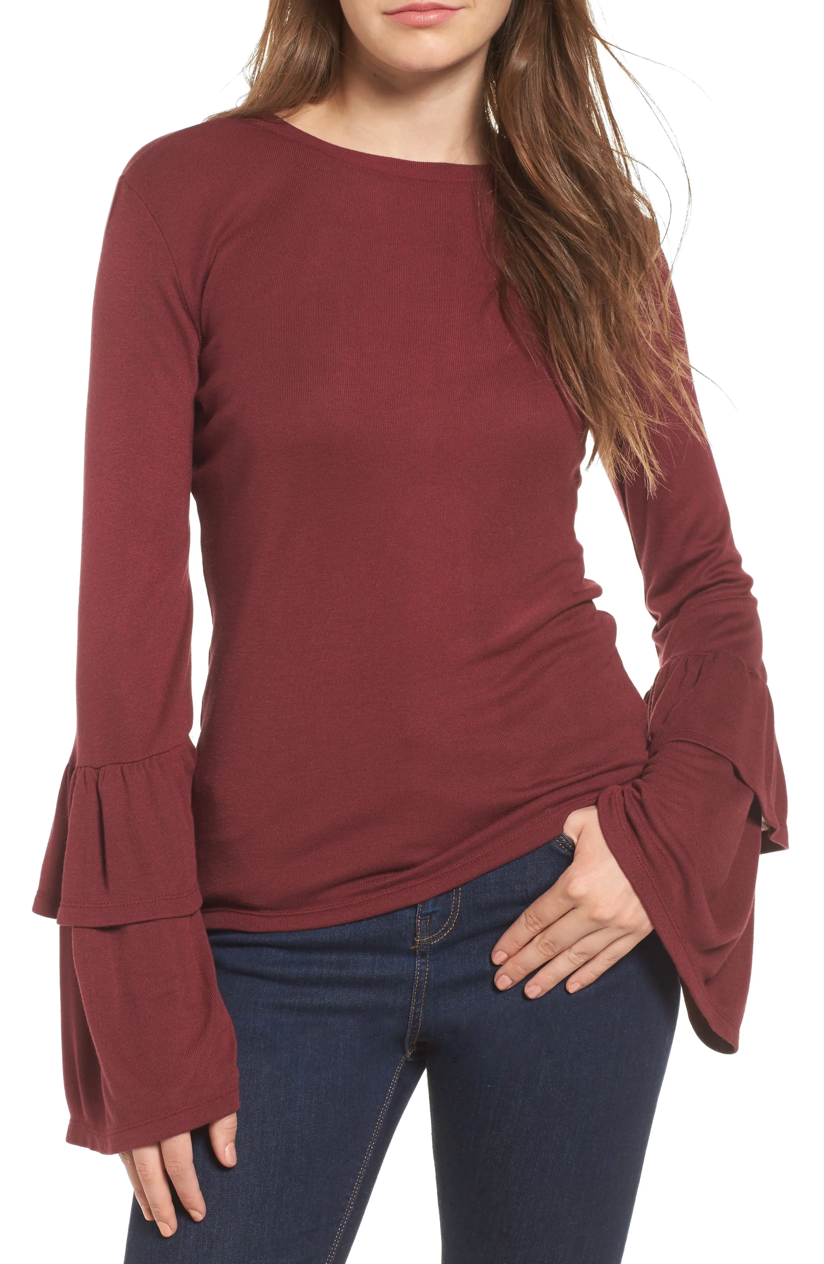 Bell Sleeve Top | Nordstrom