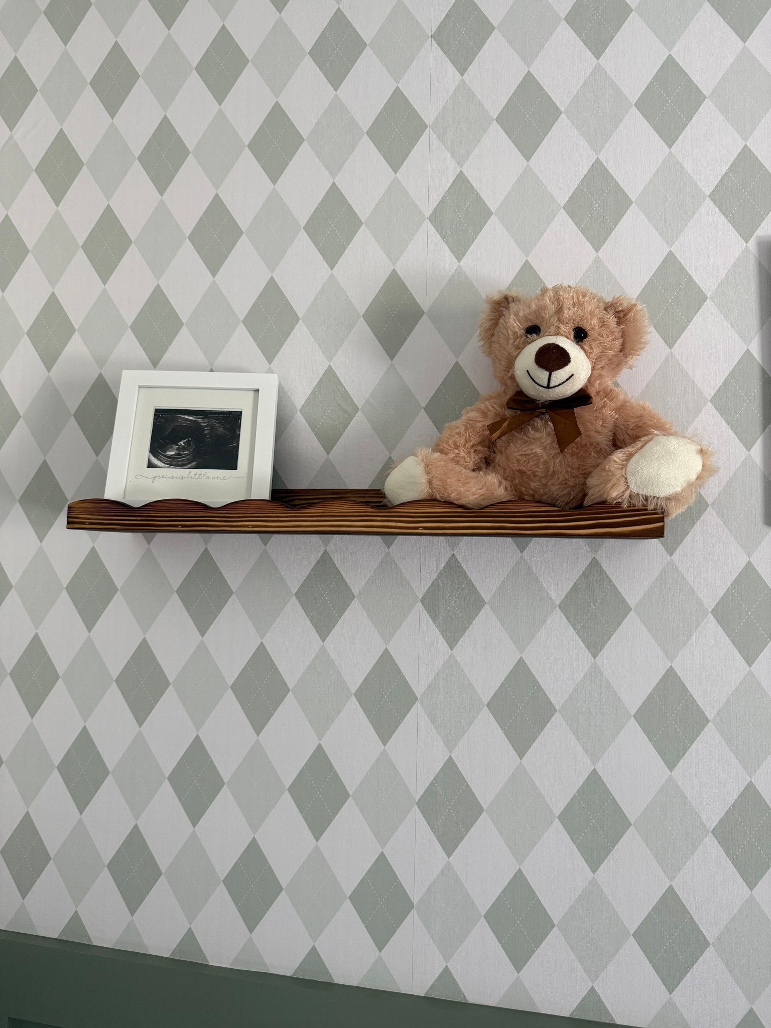 Shelves, bear, and frame all from Amazon! 

#LTKHome