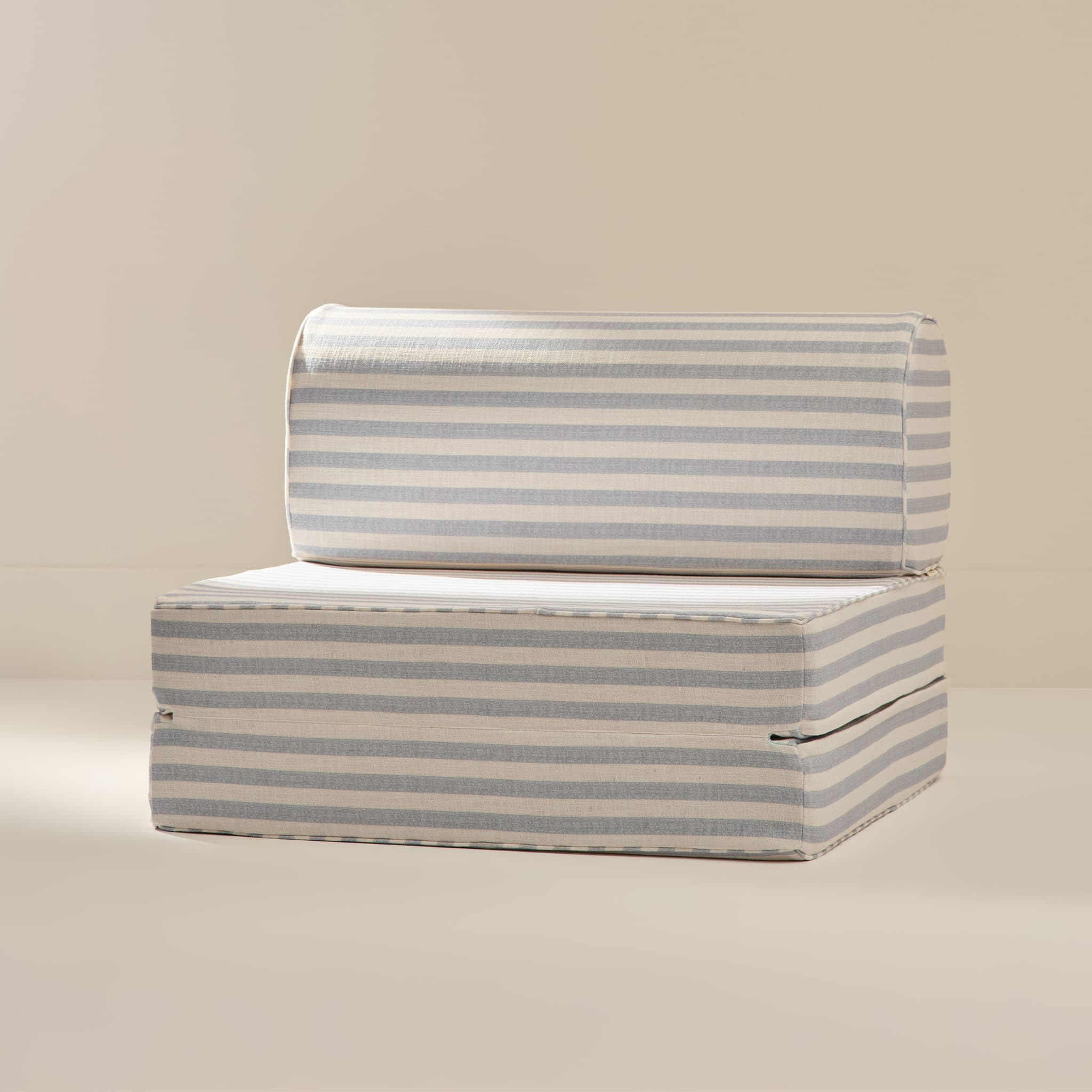 Blue Striped Play Couch Seat | Bennett in Hydrangea | House of Noa | House of Noa